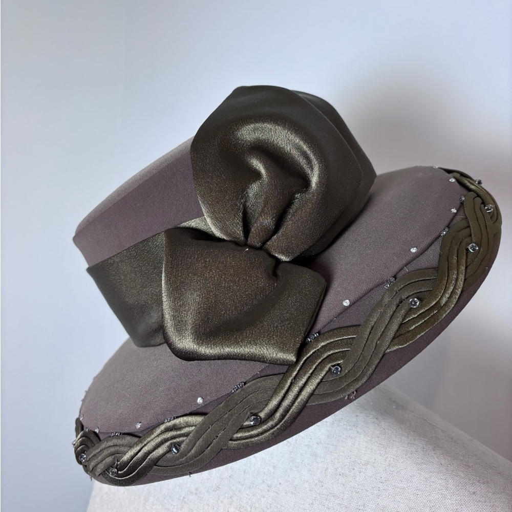 Ben Marc International 100% wool shell hat brown formal hat - Picture 5 of 10